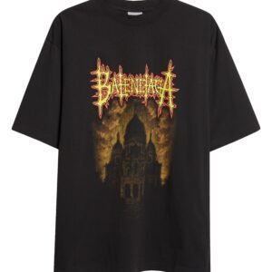 Balenciaga Medium Fit Sacré Couer Graphic T-Shirt