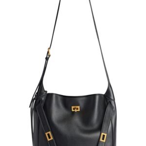Balenciaga Small Bel Air Leather Hobo Bag