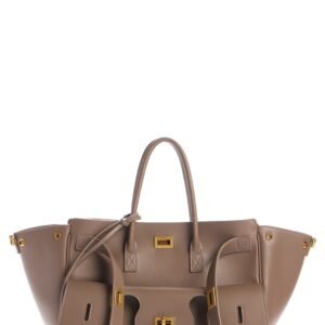 Balenciaga Small Bel Air Leather Carry All Tote