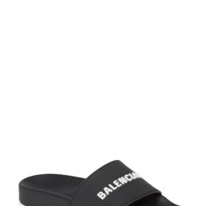 Balenciaga Logo Sport Slide (Women)