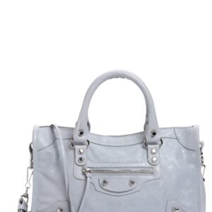 Balenciaga Small Le City Lambskin Leather Handbag