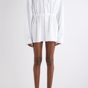 Balenciaga Hourglass Cotton Poplin Shirt