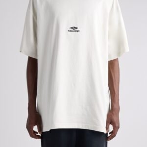Balenciaga 3B Sports Icon Embroidered Oversize T-Shirt