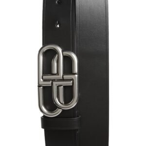 Balenciaga Intertwining Twin-B Leather Belt