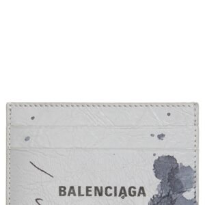 Balenciaga Cash Leather Card Holder