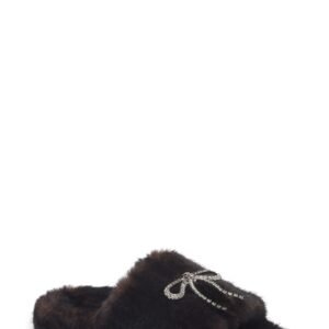 Balenciaga Furry Slide Sandal (Women)