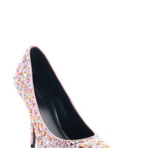 Balenciaga Knife Embellished Pointed Toe Pump (Women)