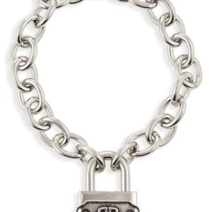Balenciaga BB Padlock Bracelet