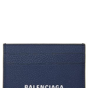 Balenciaga Logo Leather Card Case
