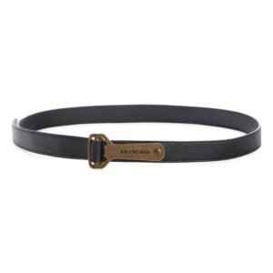 Balenciaga Bottle Opener D-Ring Leather Belt