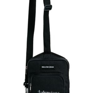 Balenciaga Explorer Political Stencil Logo Crossbody Messenger Bag