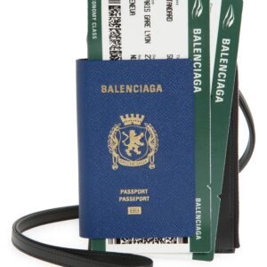 Balenciaga Passport Leather Phone Case