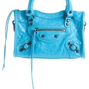 Balenciaga Nano Le City Leather Convertible Crossbody Bag