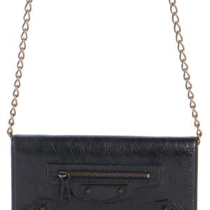 Balenciaga Le City Leather Wallet on a Chain