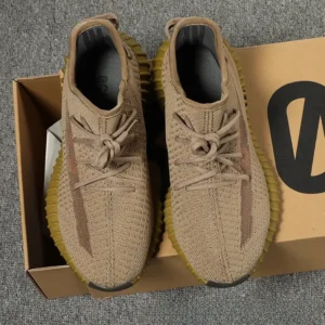 Popular Coconut Shoes Men 350 Earth Brown Trendy Sports Shoes Breathable Soft Sole Couple Casual Shoes Running Shoes Women Shoes