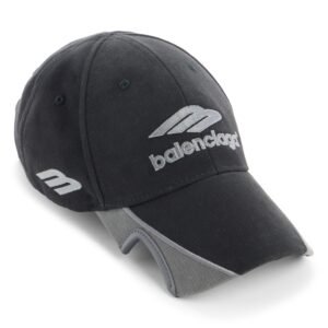 Balenciaga American Football Logo Embroidered Adjustable Baseball Cap