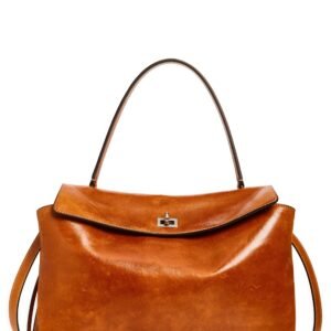 Balenciaga Medium Rodeo Leather Top Handle Bag