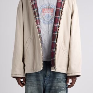 Balenciaga Cotton Blend Hooded Jacket