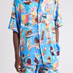 Balenciaga Sweet Treats Button-Up Shirt
