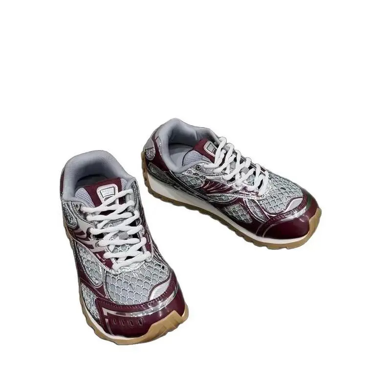 2026Men'S Retro-Inspired Casual Sneakers - Breathable Microfiber, Non-Slip Rubber Sole, Lace-Up Low Tops for Running, Walking & Daily Wear, All-Season Comfort Durable Rubber Sol For Men and Women - Image 2