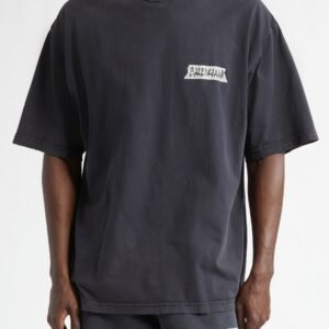 Balenciaga Masking Tape Logo Dry Jersey T-Shirt