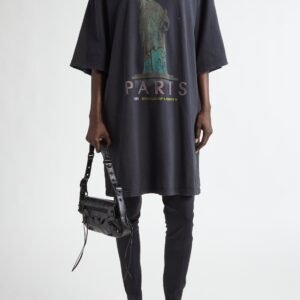 Balenciaga Liberty Graphic T-Shirt Minidress