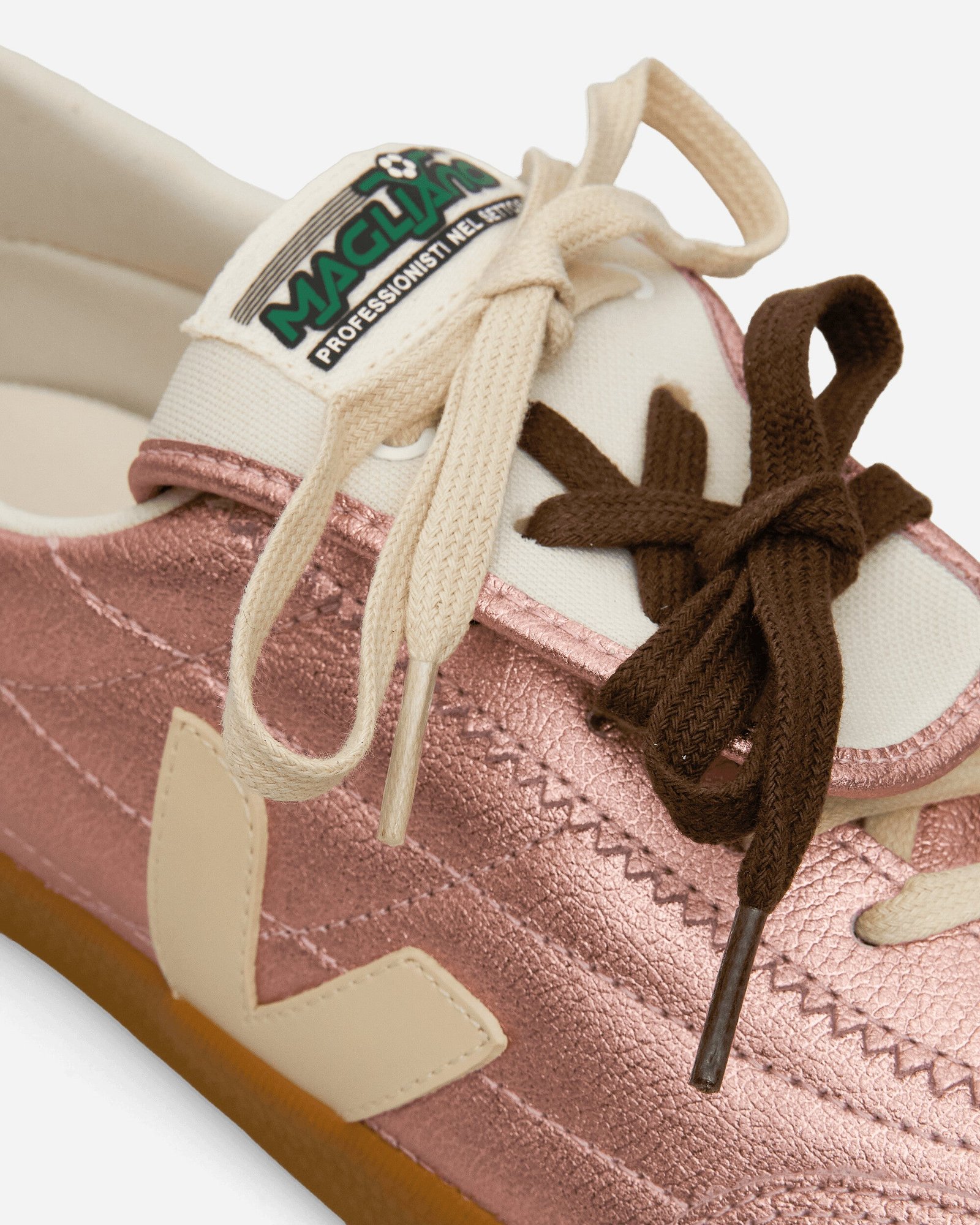 Veja Panenka Leather Sneakers Pink Nacre - Image 6