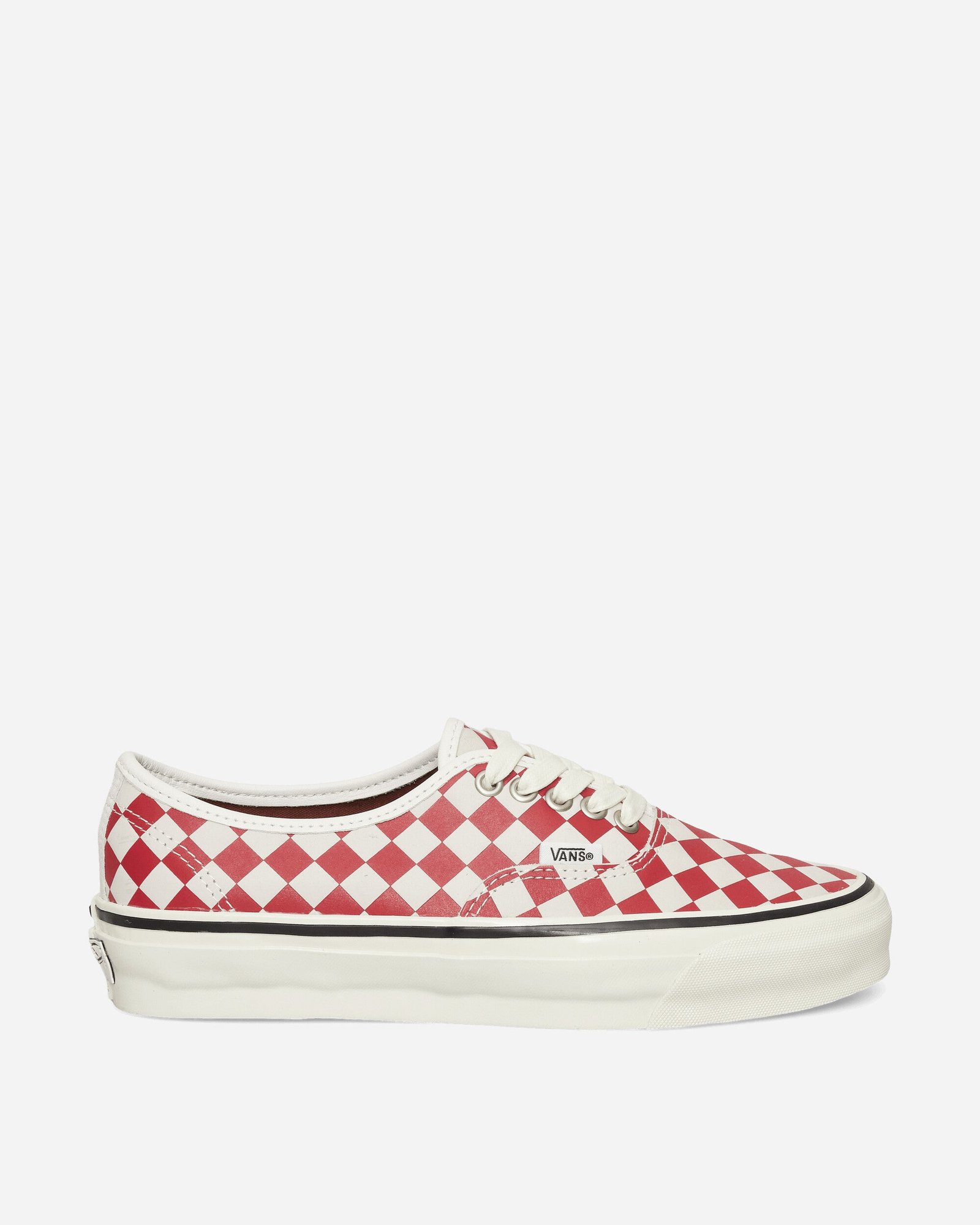 Authentic 44 Diamond Check Sneakers Red / Marshmallow