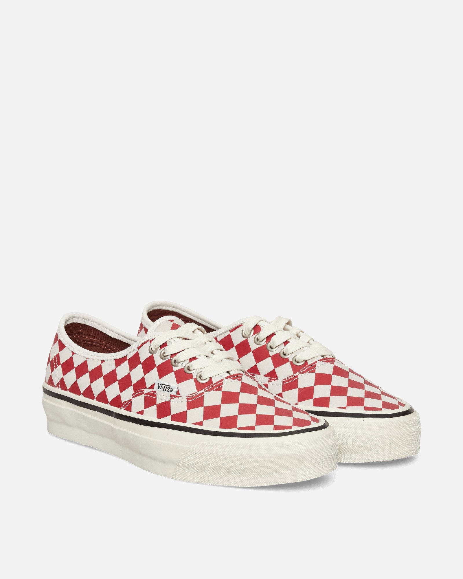 Authentic 44 Diamond Check Sneakers Red / Marshmallow - Image 2