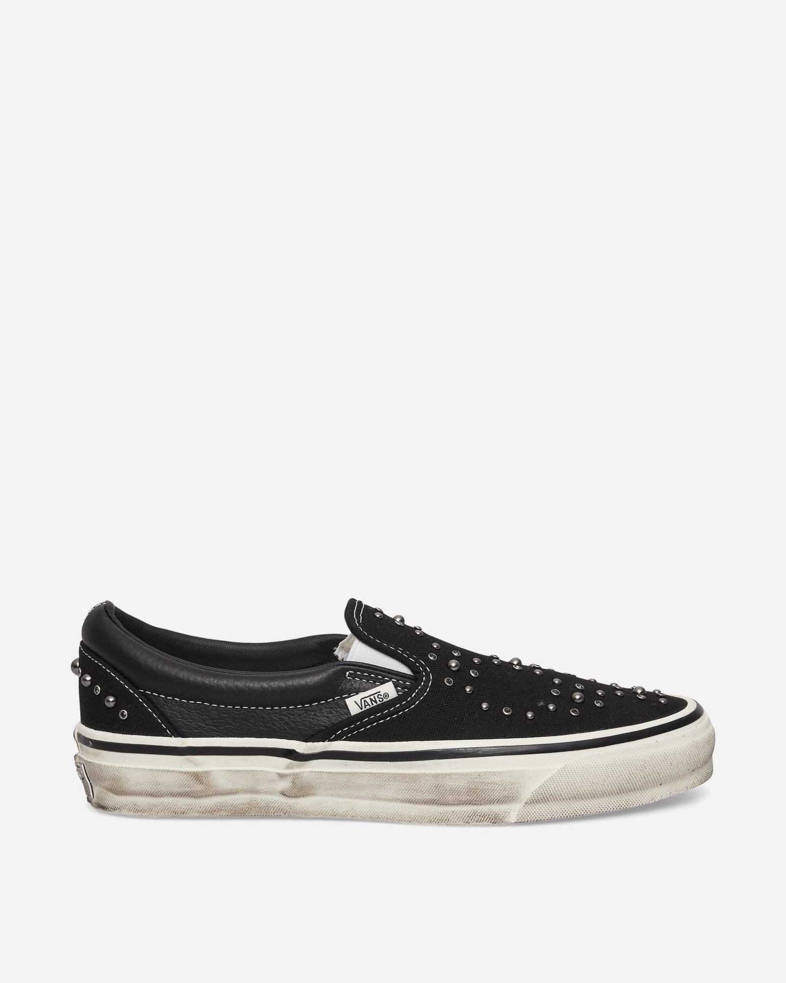 Premium Classic Slip-On Pearlized Sneakers Black