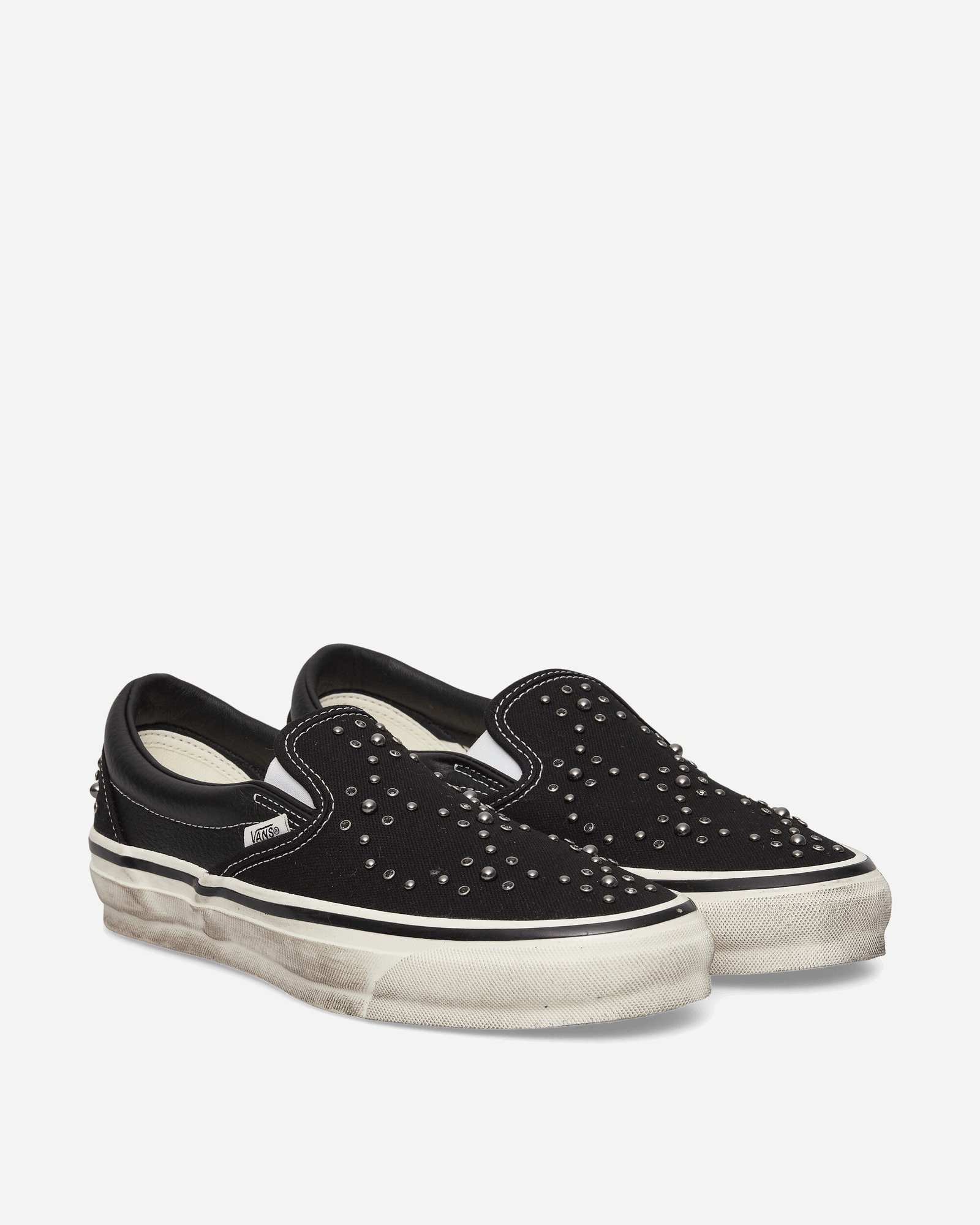 Premium Classic Slip-On Pearlized Sneakers Black - Image 2