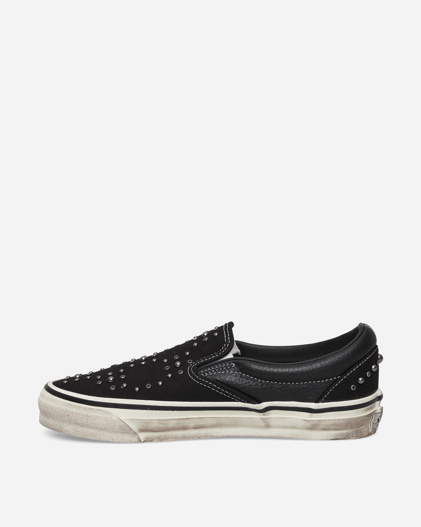 Premium Classic Slip-On Pearlized Sneakers Black - Image 3