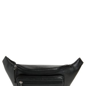 Balenciaga Explorer Tape Logo Leather Belt Bag