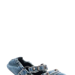 Balenciaga City Denim Mary Jane Flat (Women)
