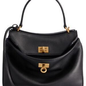 Balenciaga Mini Rodeo Leather Top Handle Bag