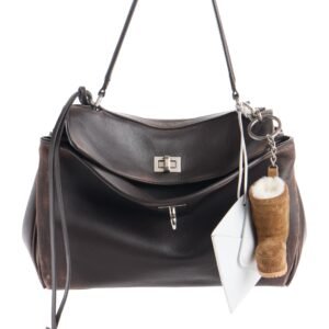 Balenciaga Small Rodeo Leather Top Handle Bag