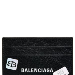 Balenciaga Cash Leather Card Case