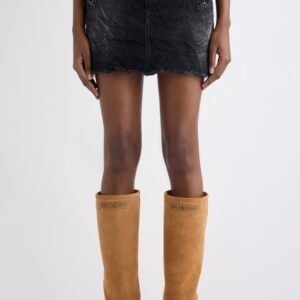 Balenciaga City Distressed Cutoff MIniskirt