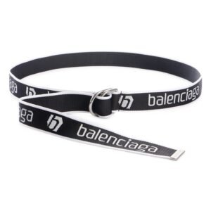 Balenciaga D-Ring Webbed Belt