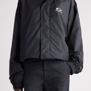 Balenciaga Logo Hooded Windbreaker Jacket