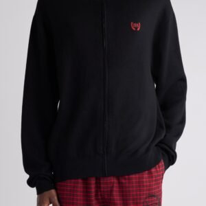 Balenciaga Cotton Blend Zip Cardigan