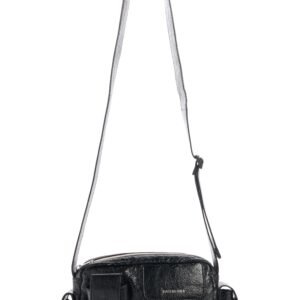 Balenciaga Superbusy Crinkle Leather Camera Bag