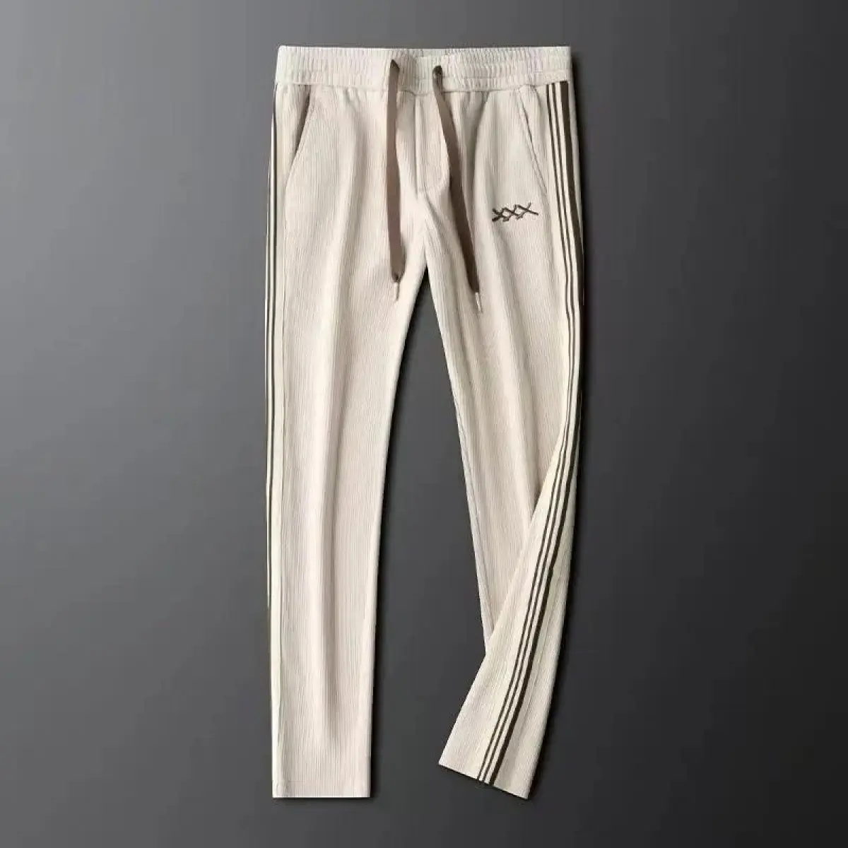 Autumn Winter Warm Sports Men Sets Suit For Men Zipper Stand-Up Collar Cardigan Jacket Straight Leg Sweatpants Two-Piece Set casual clothingdandy Textured Sweatsuit tracksuits men sweatsuits men - Image 6