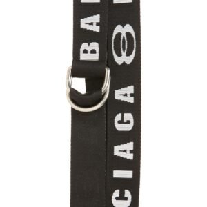 Balenciaga Logo D-Ring Belt
